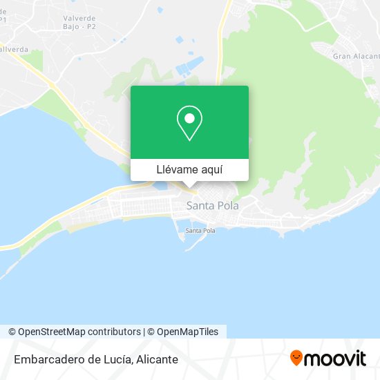 Mapa Embarcadero de Lucía