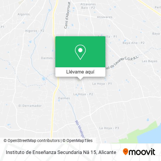 Mapa Instituto de Enseñanza Secundaria Nâ 15