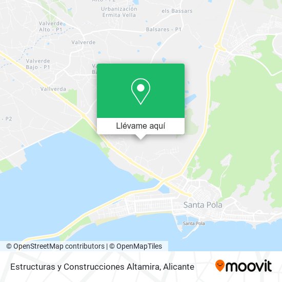 Mapa Estructuras y Construcciones Altamira