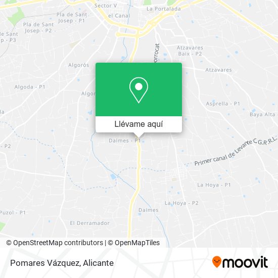 Mapa Pomares Vázquez