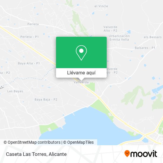 Mapa Caseta Las Torres