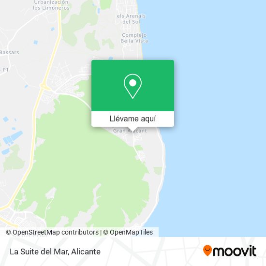 Mapa La Suite del Mar