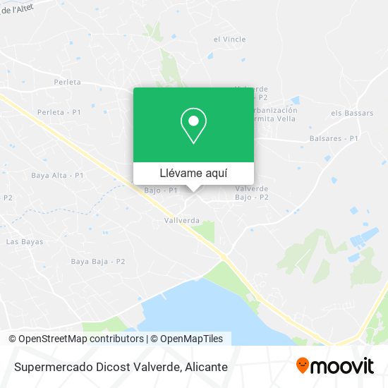 Mapa Supermercado Dicost Valverde