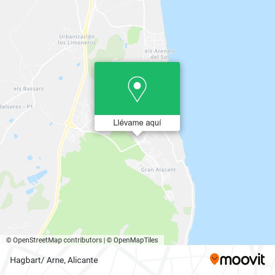 Mapa Hagbart/ Arne