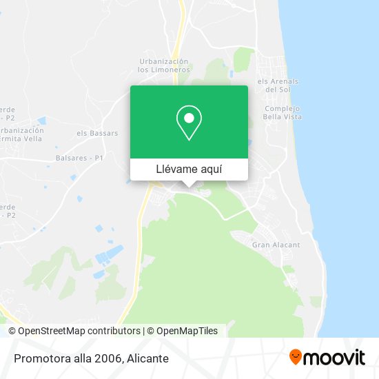 Mapa Promotora alla 2006