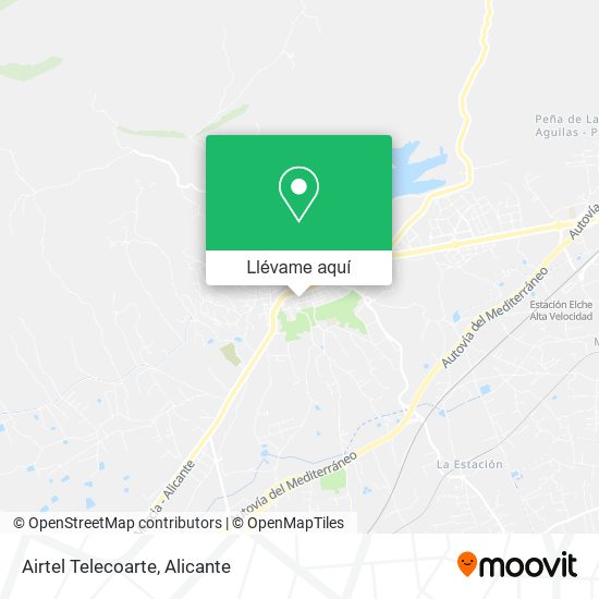 Mapa Airtel Telecoarte