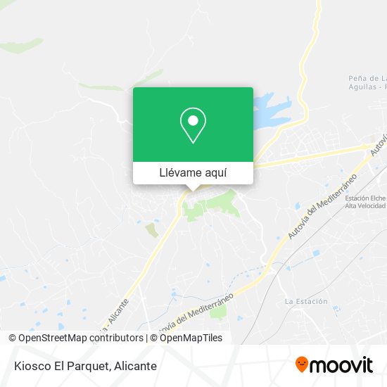 Mapa Kiosco El Parquet