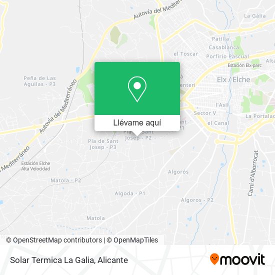 Mapa Solar Termica La Galia