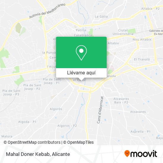 Mapa Mahal Doner Kebab