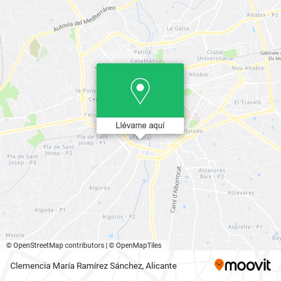 Mapa Clemencia María Ramírez Sánchez