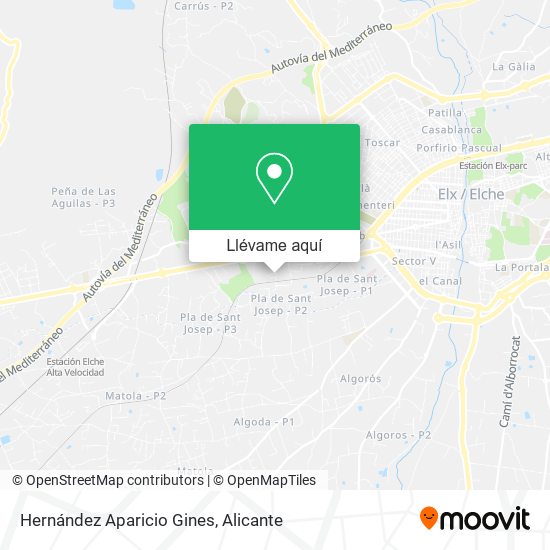 Mapa Hernández Aparicio Gines