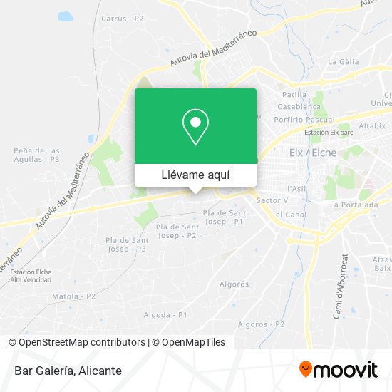 Mapa Bar Galería