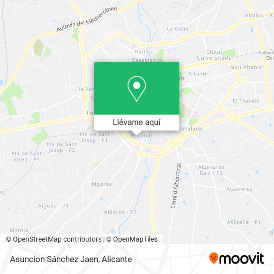 Mapa Asuncion Sánchez Jaen