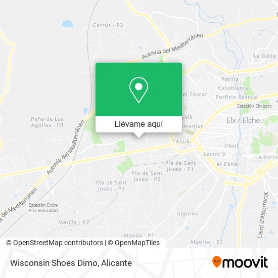 Mapa Wisconsin Shoes Dimo