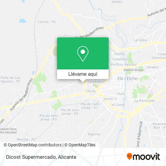 Mapa Dicost Supermercado