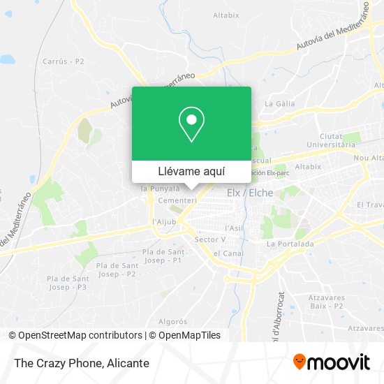 Mapa The Crazy Phone