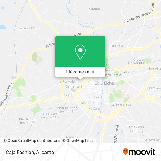 Mapa Caja Fashion