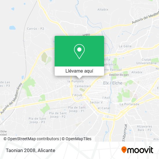 Mapa Taonian 2008