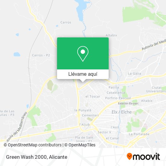Mapa Green Wash 2000