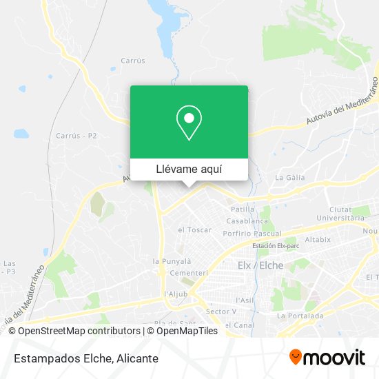 Mapa Estampados Elche