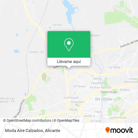 Mapa Moda Aire Calzados
