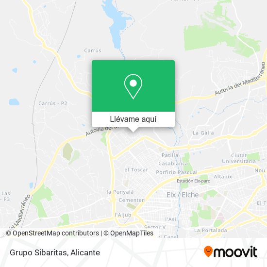 Mapa Grupo Sibaritas