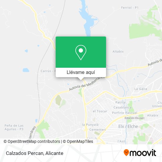 Mapa Calzados Percan