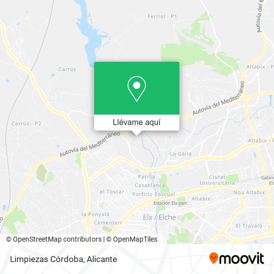 Mapa Limpiezas Córdoba