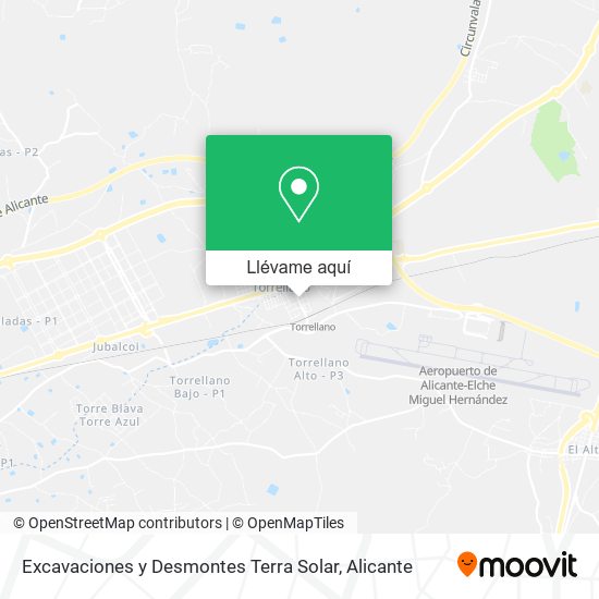 Mapa Excavaciones y Desmontes Terra Solar