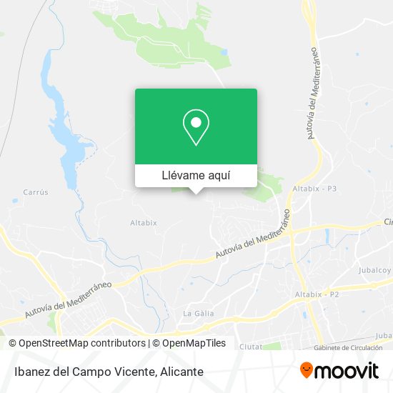 Mapa Ibanez del Campo Vicente