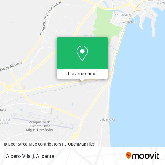 Mapa Albero Vila, j