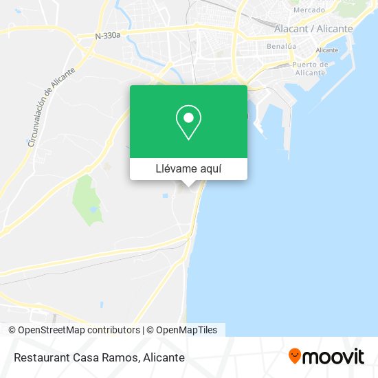 Mapa Restaurant Casa Ramos