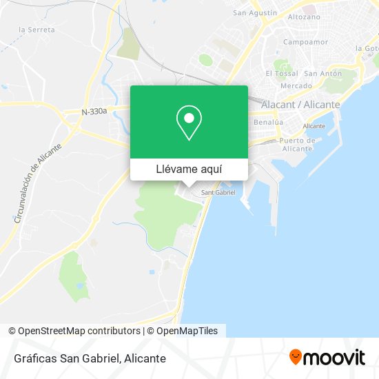 Mapa Gráficas San Gabriel