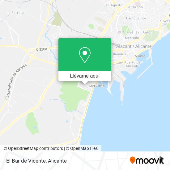 Mapa El Bar de Vicente