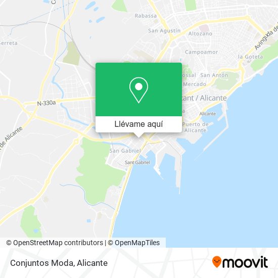 Mapa Conjuntos Moda