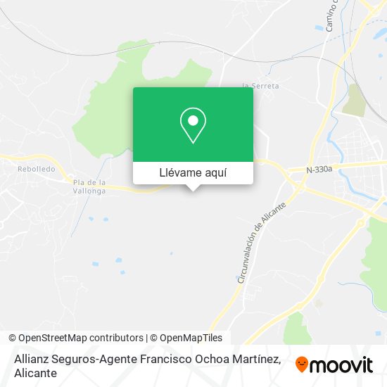 Mapa Allianz Seguros-Agente Francisco Ochoa Martínez