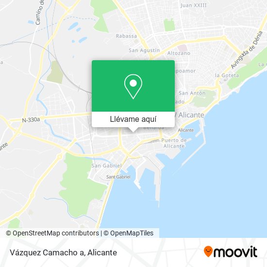 Mapa Vázquez Camacho a