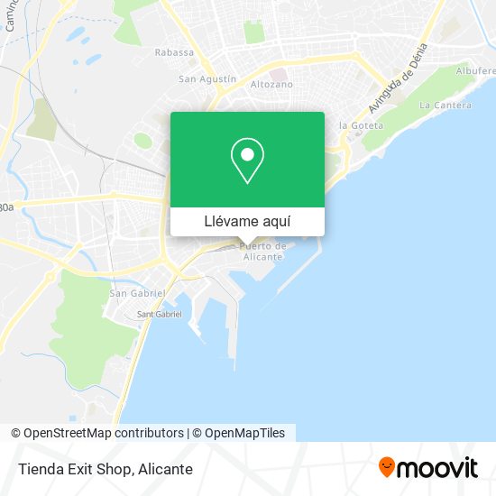 Mapa Tienda Exit Shop
