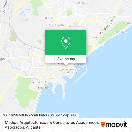 Mapa Medios Arquitectonicos & Consultores Academicos Asociados