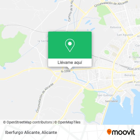 Mapa Iberfurgo Alicante