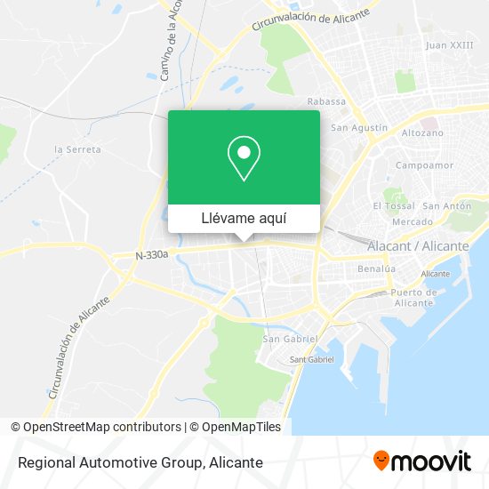 Mapa Regional Automotive Group