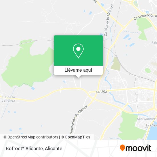 Mapa Bofrost* Alicante