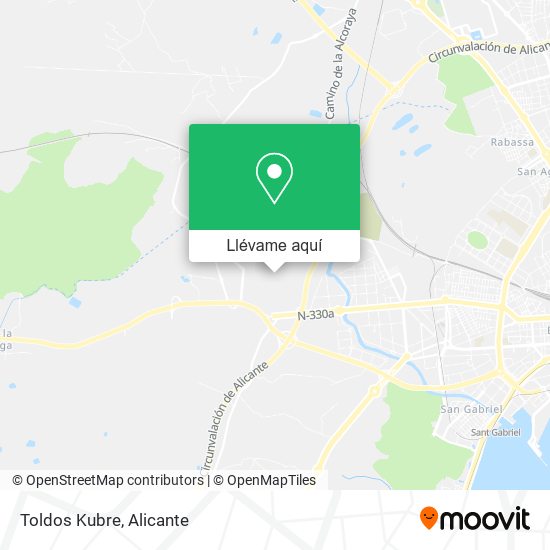 Mapa Toldos Kubre