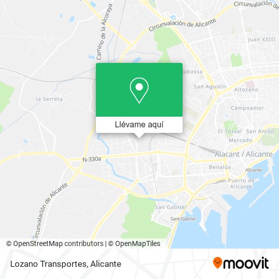 Mapa Lozano Transportes