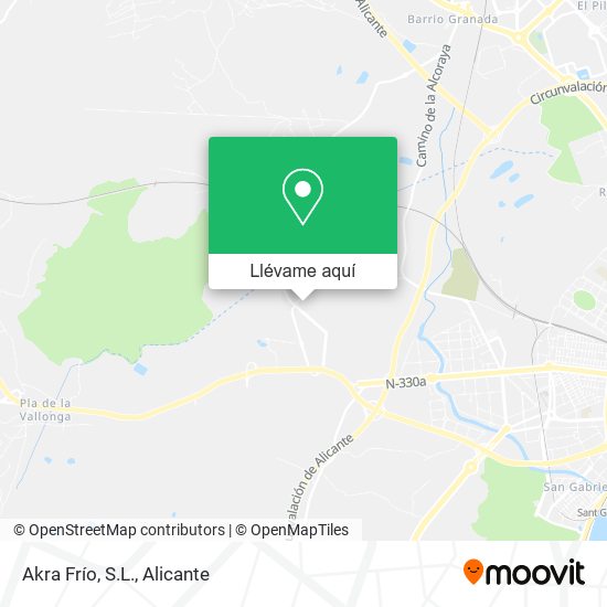 Mapa Akra Frío, S.L.