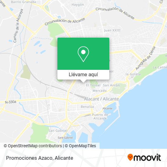 Mapa Promociones Azaco