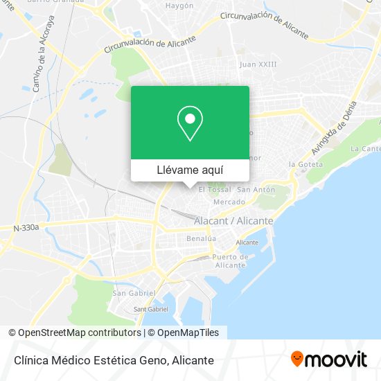 Mapa Clínica Médico Estética Geno
