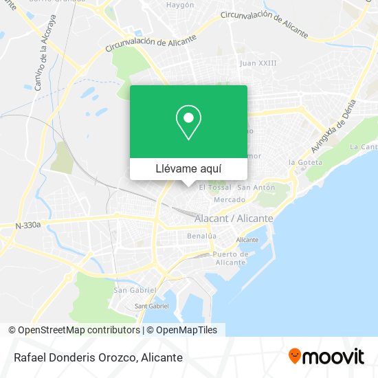 Mapa Rafael Donderis Orozco