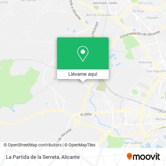 Mapa La Partida de la Serreta