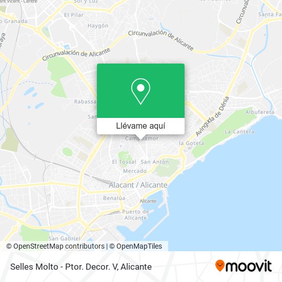 Mapa Selles Molto - Ptor. Decor. V